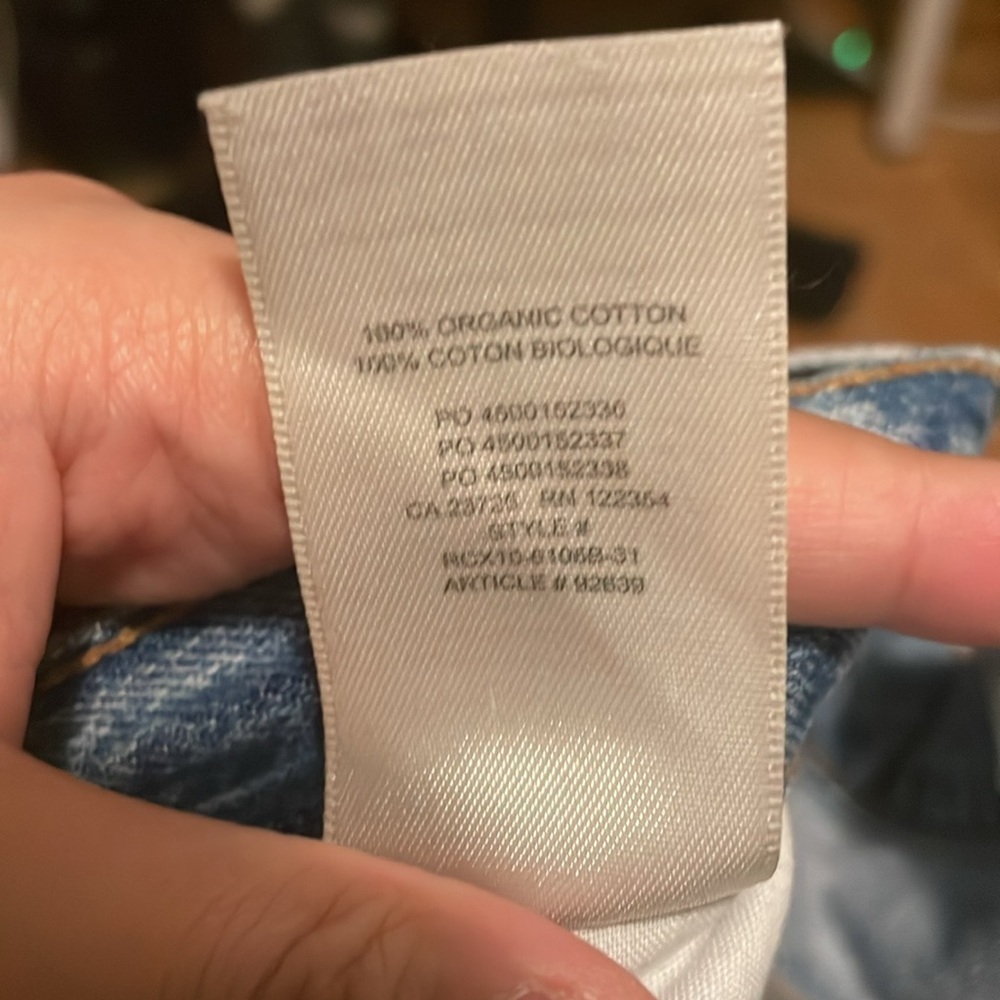 Aritzia Denim Forum The Nina Super High Rise Cigarette Jeans 30L size 28 - Picture 8 of 8